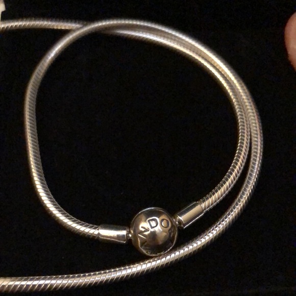 Pandora Moments Snake Chain Necklace 17.7 inches - Picture 3 of 3